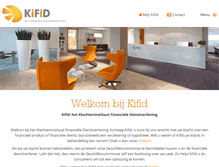 Tablet Screenshot of kifid.nl